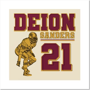 Deion Sanders 21 Posters and Art